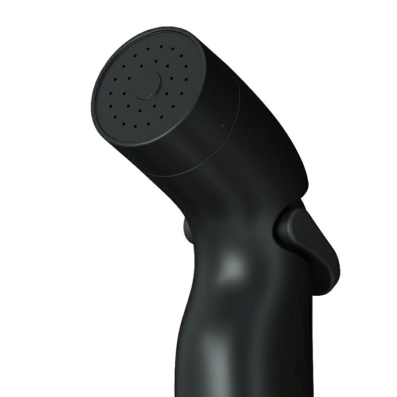 Гигиенический душ (лейка) АM.PM F0202022 со шлангом и держателем, черный матовый