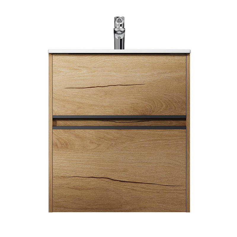 Тумба под раковину 60 AM.PM Sense M7BFUX0602OF подвесная/напольная на ножках, светлое дерево