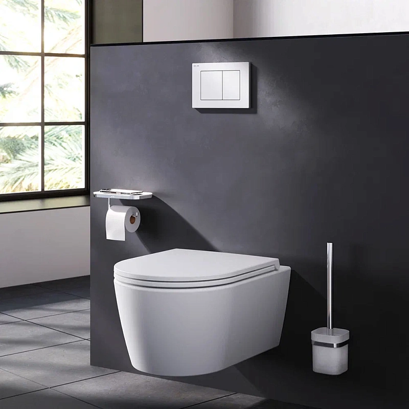 Клавиша смыва для инсталляции AM.PM PrimeFit I090201 механическая белая глянцевая