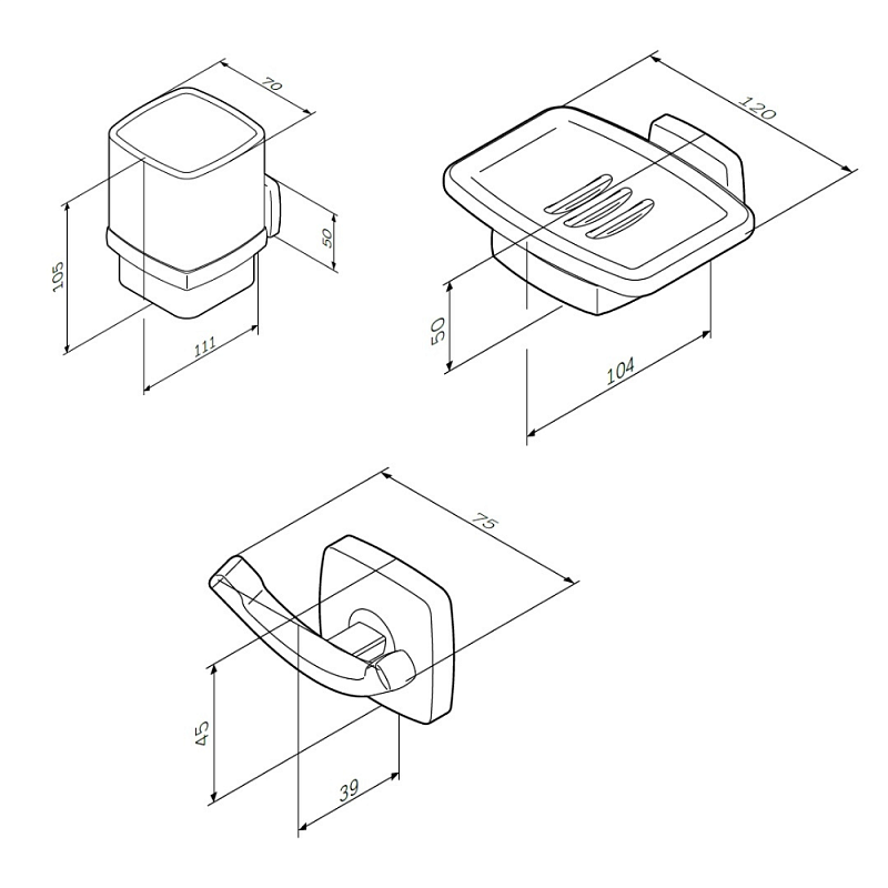 Секция мебели для ванной AM.PM Gem S BK91GC