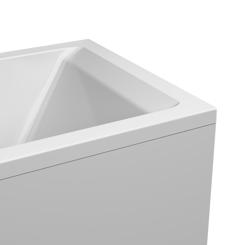 Ванна акриловая 140х70 см Gem W93A-140-070W-A, Белый