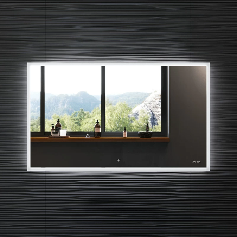 Зеркало с подсветкой в ванную прямоугольное 100 AM.PM Spirit 2.0 M71AMOX1001SA с антизапотеванием сенсорное