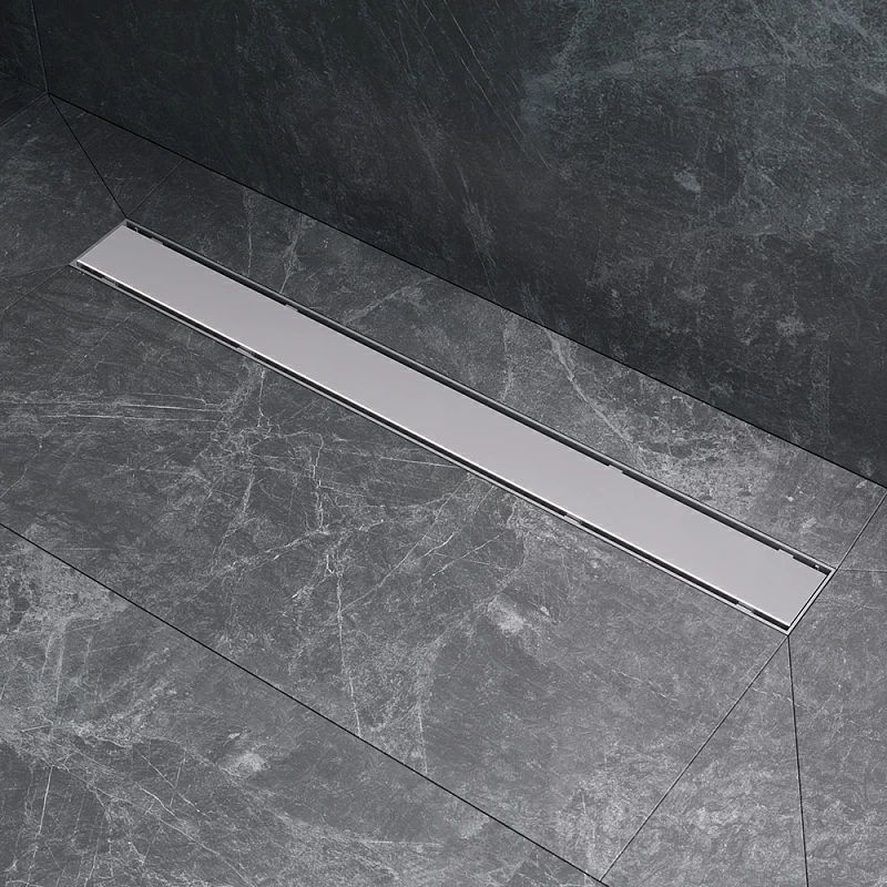 Душевой трап (лоток) 70 AM.PM PrimeFlow W02SC-U11-070-04SB комбинированный затвор со стальной матовой решеткой под плитку