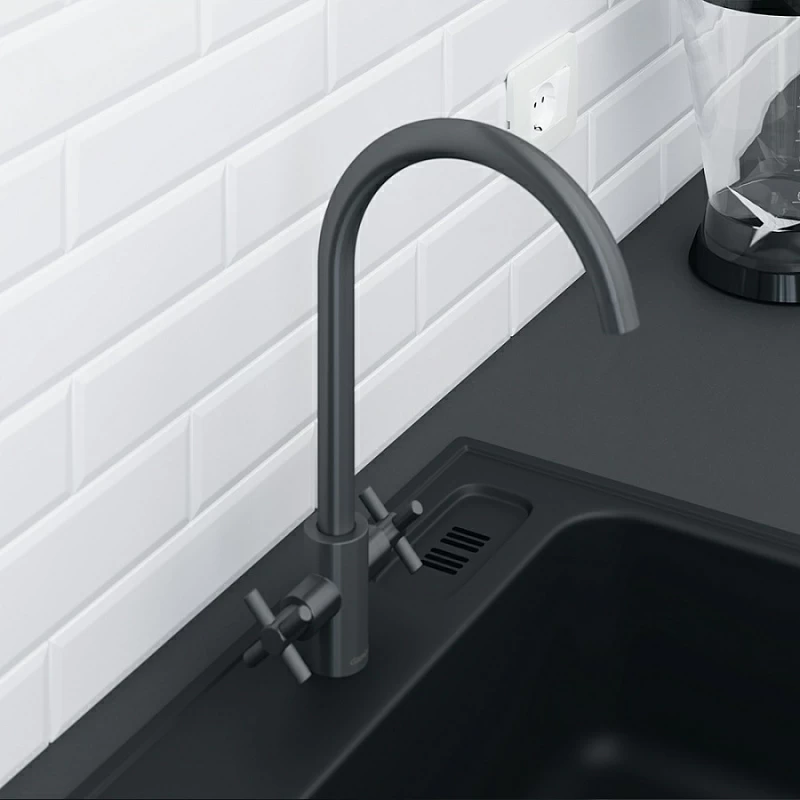 Смеситель для кухни Damixa Neo Classic 270000000 высокий, графит