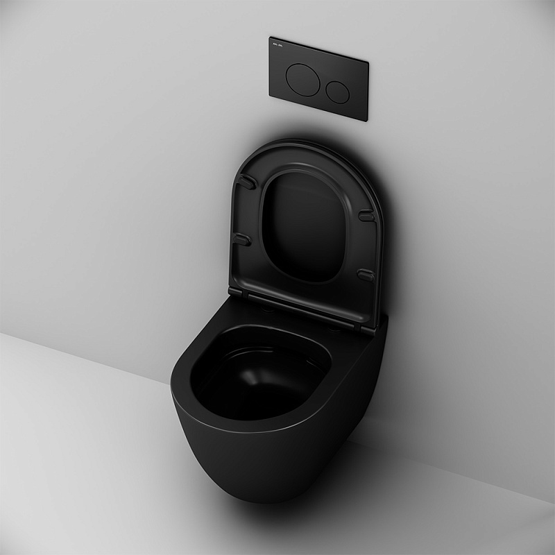 Унитаз подвесной с инсталляцией AM.PM Struktura IS70138.9S1700MB сиденьем микролифт