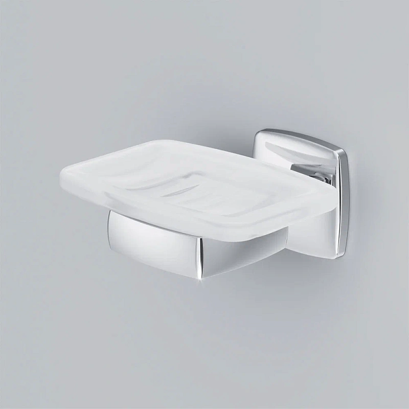 Мыльница стеклянная настенная AM.PM Gem A9034200 хром