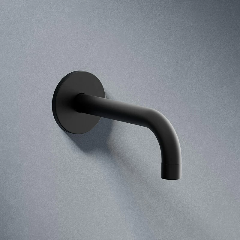 Встраиваемая душевая система Damixa Apollo 947510300 черная: тропический верхний душ, ручной душ, излив