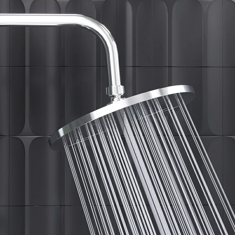 Душевая система Damixa Jupiter 977810000 стойка с тропическим душем, термостатом, смесителем, изливом, хром