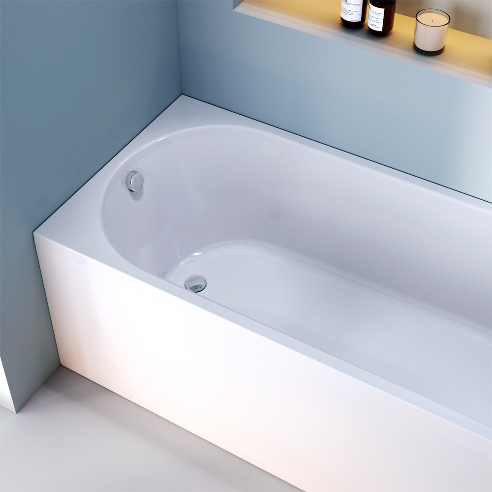 Ванна акриловая 160х70 см X-Joy W94A-160-070W-A, Белый
