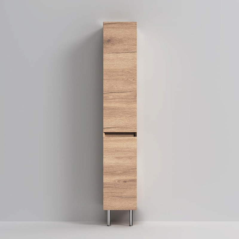 Шкаф-пенал для ванной 35 AM.PM Above M9XCSR0352OF напольный, правый, под дерево