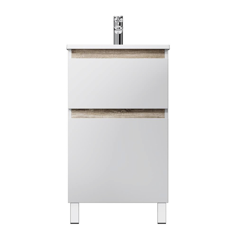 Тумба под раковину 50 AM.PM X-Joy M85AFSX0502WG напольная белый глянец