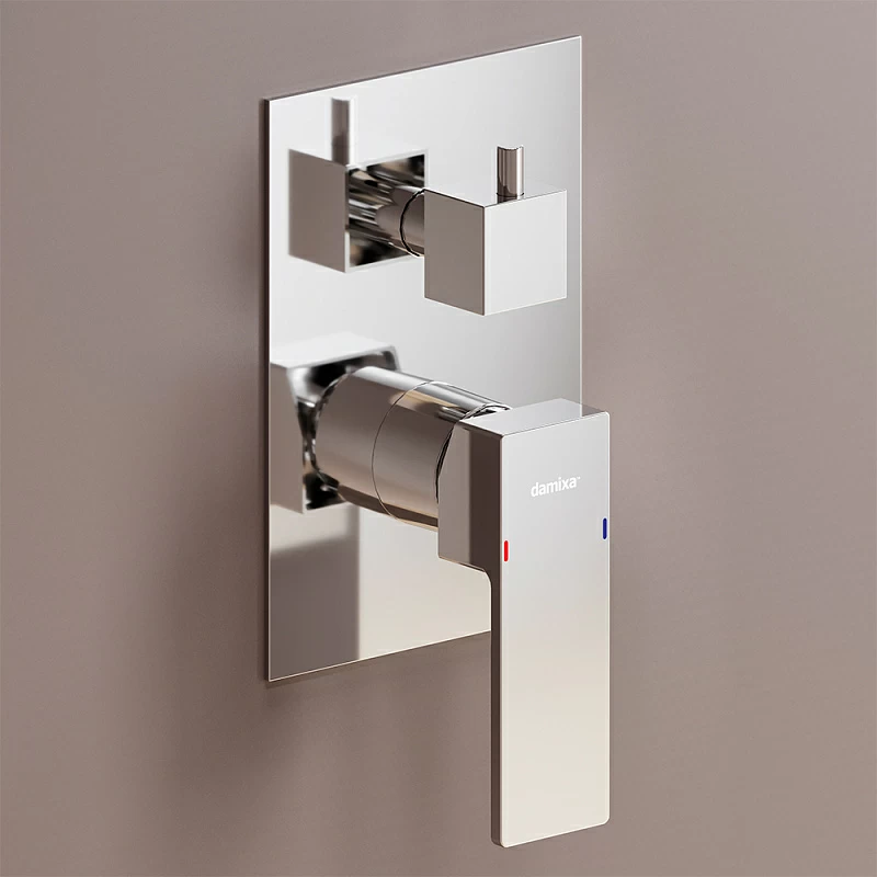 Смеситель для ванны и душа Damixa Gala 537100300 черный встраиваемый