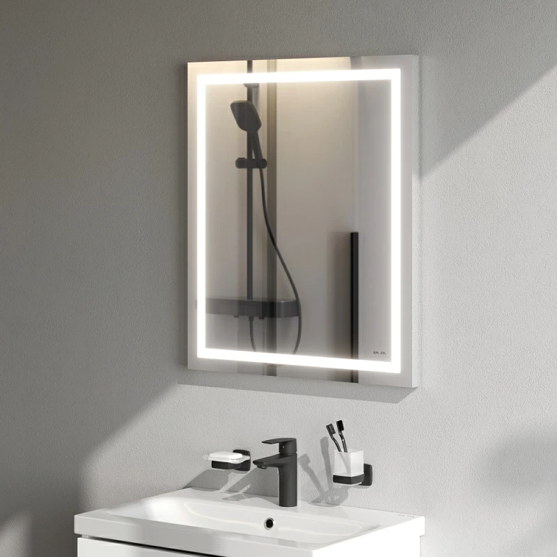 Зеркало с подсветкой в ванную прямоугольное 60 AM.PM Gem M91AMOX0601WG сенсорное