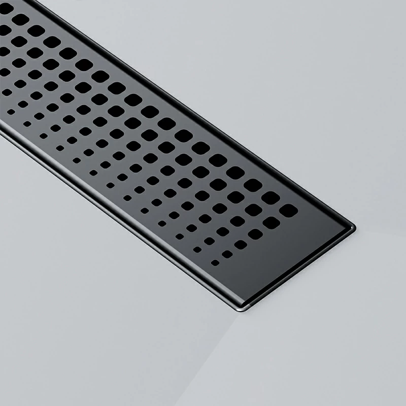 Душевой трап (лоток) 60 AM.PM MasterFlow W01SC-P11-060-01BM комбинированный затвор с черной матовой решеткой