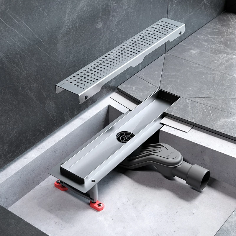 Душевой трап (лоток) 40 AM.PM MasterFlow W01SC-P11-040-01SB комбинированный затвор со стальной матовой решеткой