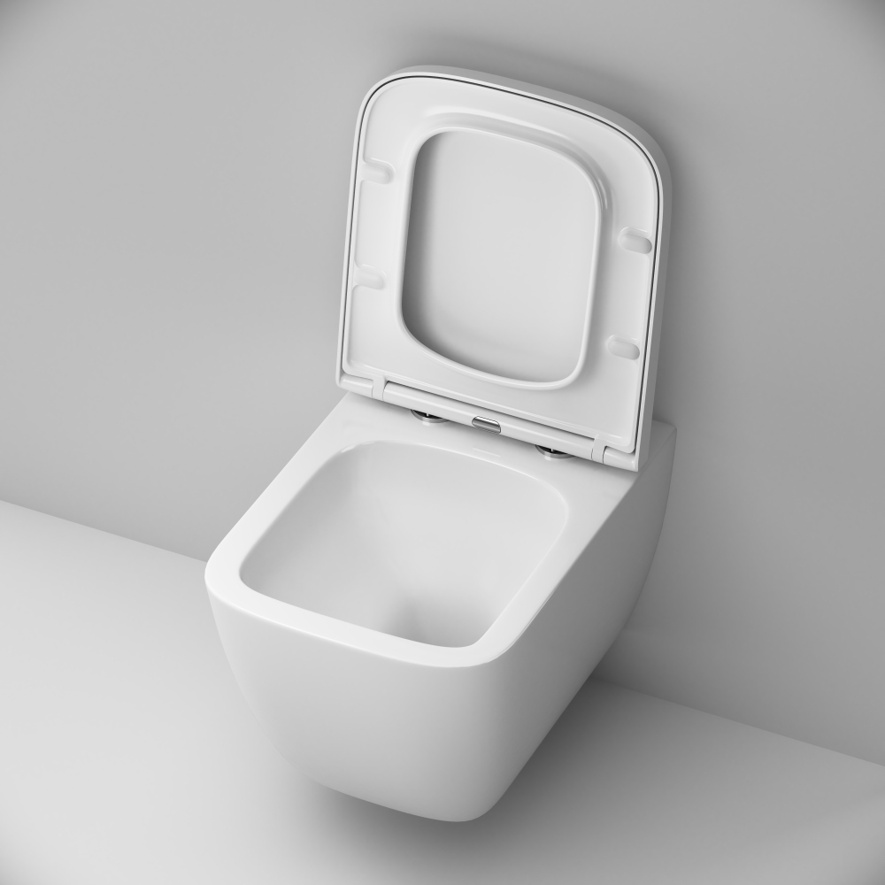 Унитаз подвесной Aquaspin с сиденьем микролифт Gem C901901SC, Белый