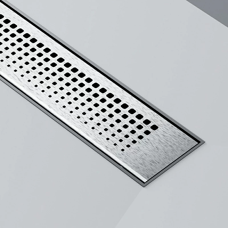 Душевой трап (лоток) 50 AM.PM PrimeFlow W02SC-P11-050-01SB комбинированный затвор со стальной матовой решеткой