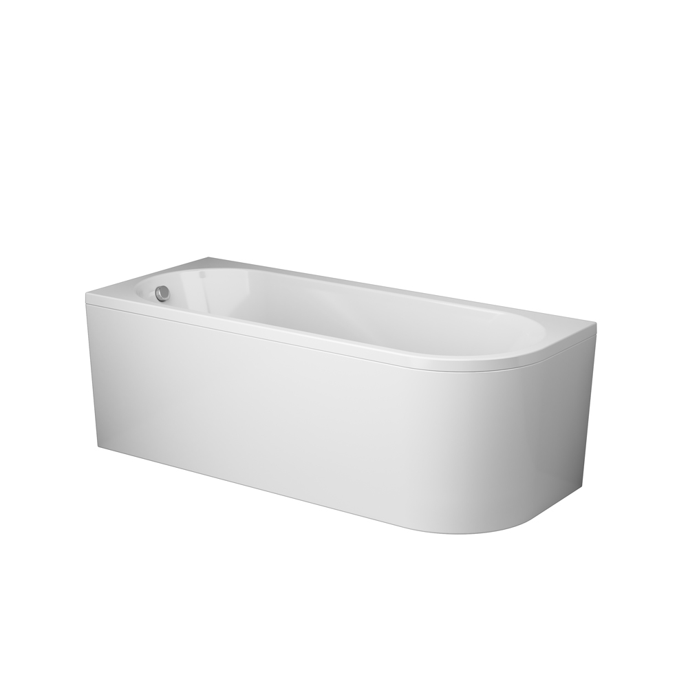 Ванна акриловая, угловая, левосторонняя 170x70 см X-Joy W94A-170L70W-A, Белый