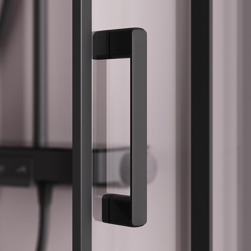 Душевое ограждение без поддона 80x80 AM.PM Above W9XG-401-8080-BT профиль черный