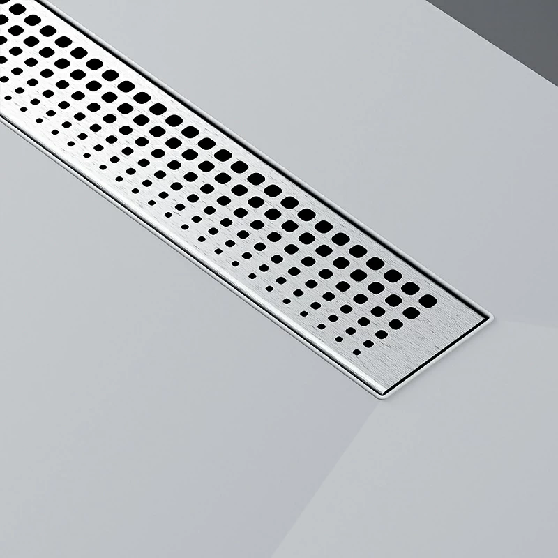 Душевой трап (лоток) 80 AM.PM MasterFlow W01SC-P11-080-01SB комбинированный затвор со стальной матовой решеткой