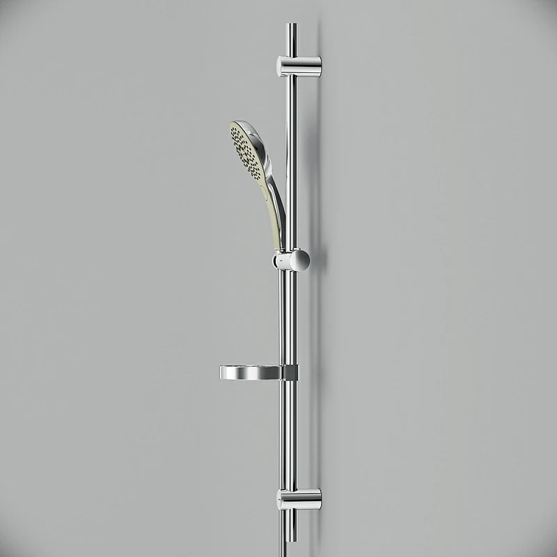 Душевой гарнитур AM.PM Inspire 2.0 F0150A000 штанга, шланг, лейка 3 режима, хром