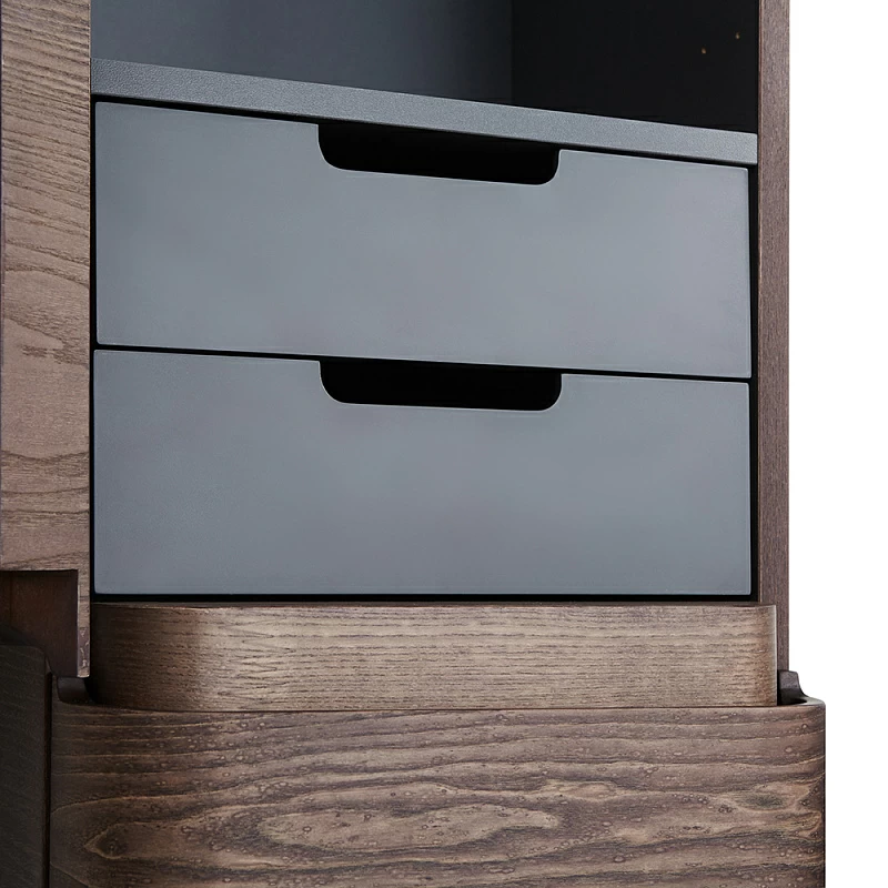 Шкаф-пенал для ванной 40 AM.PM Sensation M30CHL0406NF навесной левый орех