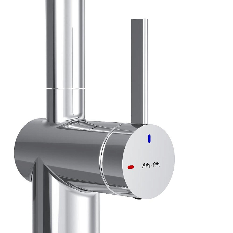 Смеситель для кухни AM.PM Func F8F07000 высокий с С-изливом, хром