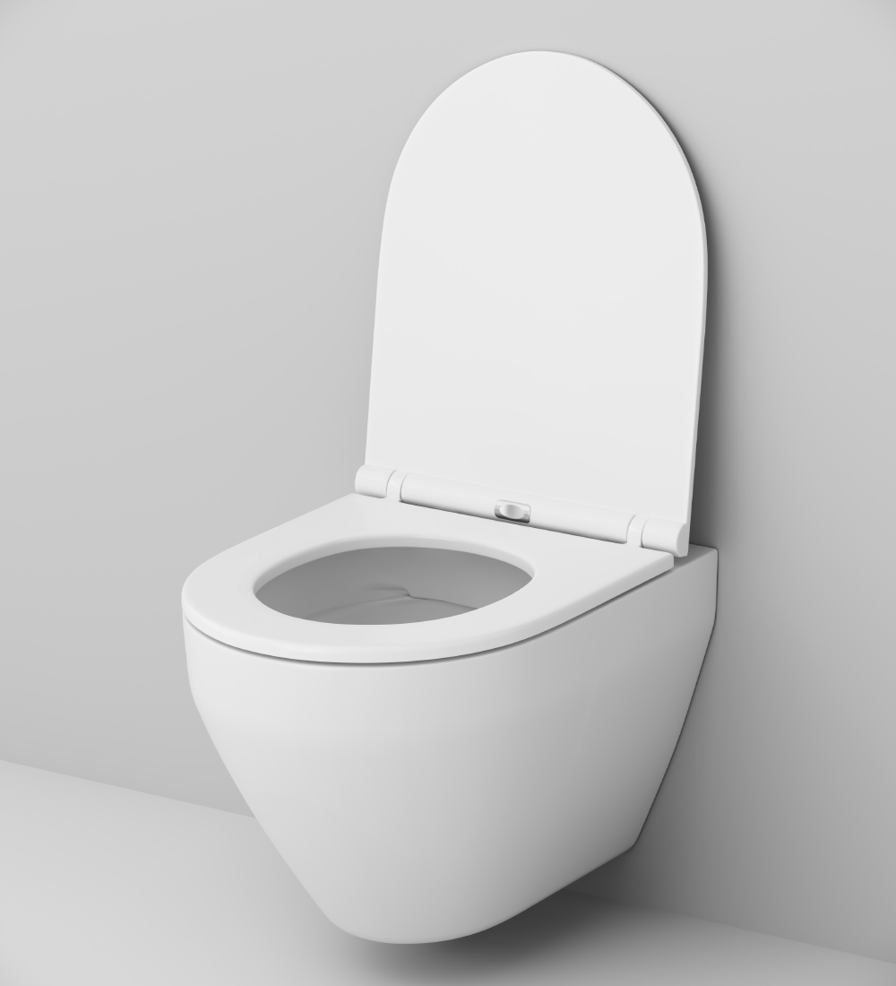 Унитаз подвесной FlashClean Spirit V2.0 C701700WH, Белый глянцевый