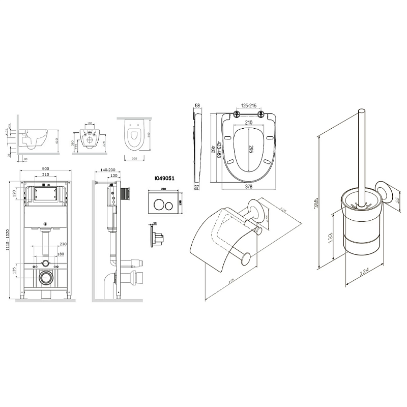 Секция гигиены AM.PM Awe CK11FB