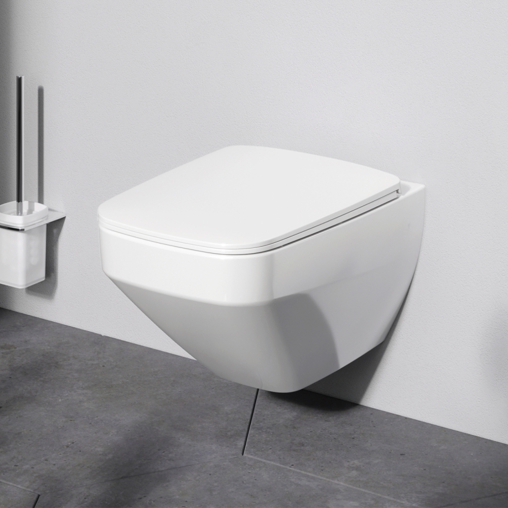 Унитаз подвесной FlashClean с сиденьем микролифт Inspire V2.0 C50A1700SC, Белый глянцевый