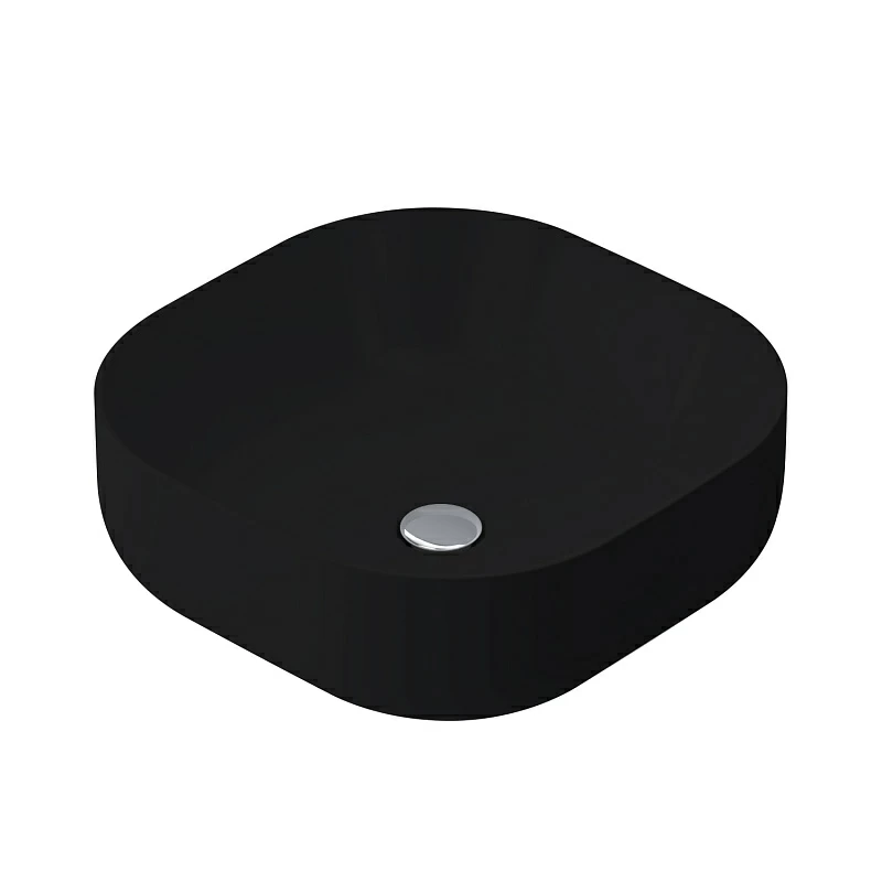 Раковина накладная 43 AM.PM Func M8FWCC30430BM черная матовая