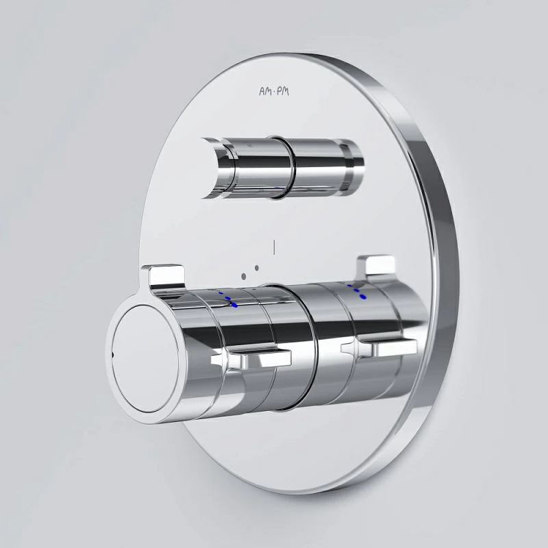 Смеситель для ванны и душа AM.PM X-Joy F85A45600 хром встраиваемый, термостат