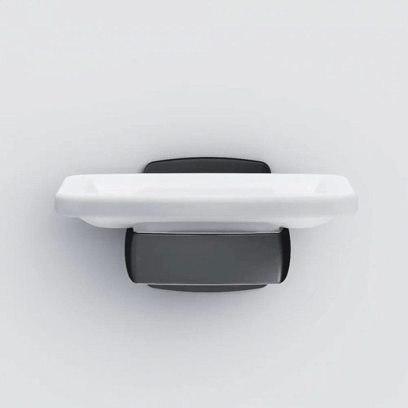 Мыльница стеклянная настенная AM.PM Gem A9034222 черная