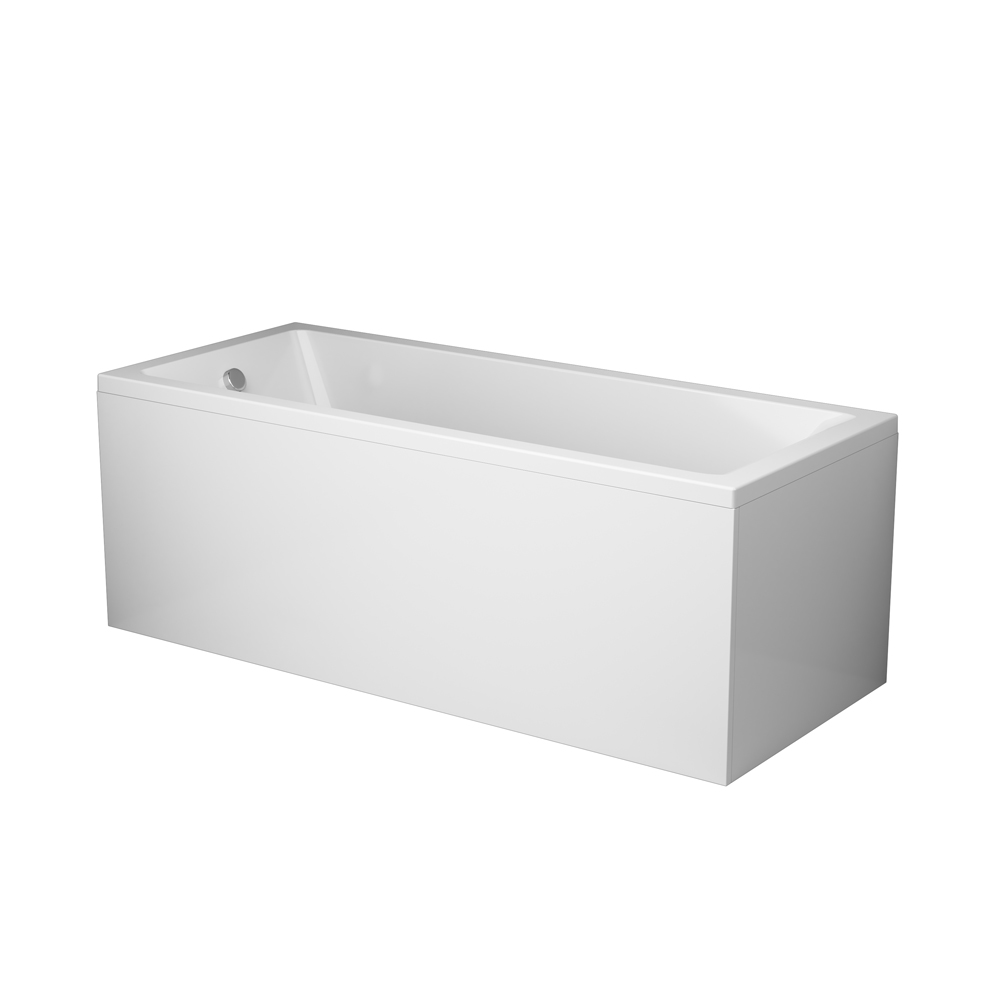 Ванна акриловая 165х70 см Gem W93A-165-070W-A, Белый