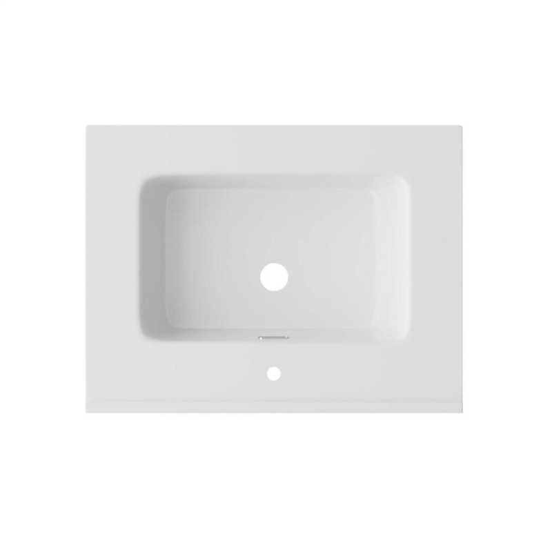 Тумба с раковиной 60 AM.PM Sense M7BFUX0602OF подвесная/напольная на ножках, светлое дерево