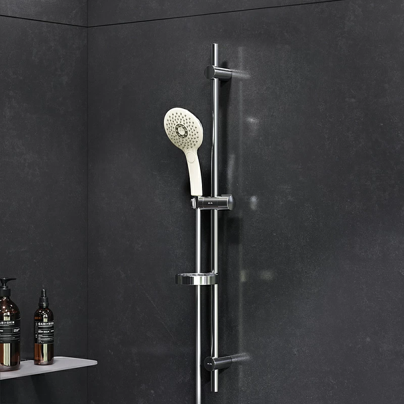 Душевой гарнитур AM.PM Inspire 2.0 F0150A000 штанга, шланг, лейка 3 режима, хром