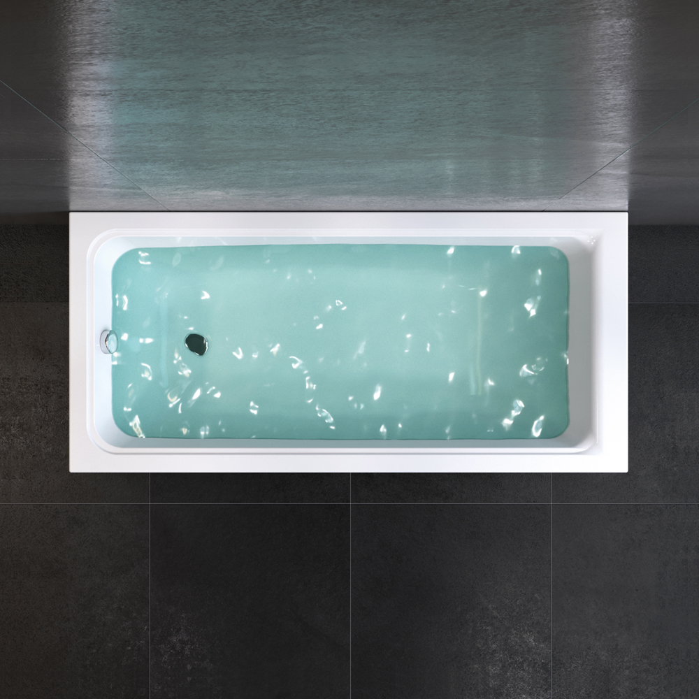Ванна акриловая 150х70 см Gem W90A-150-070W-A1, Белый