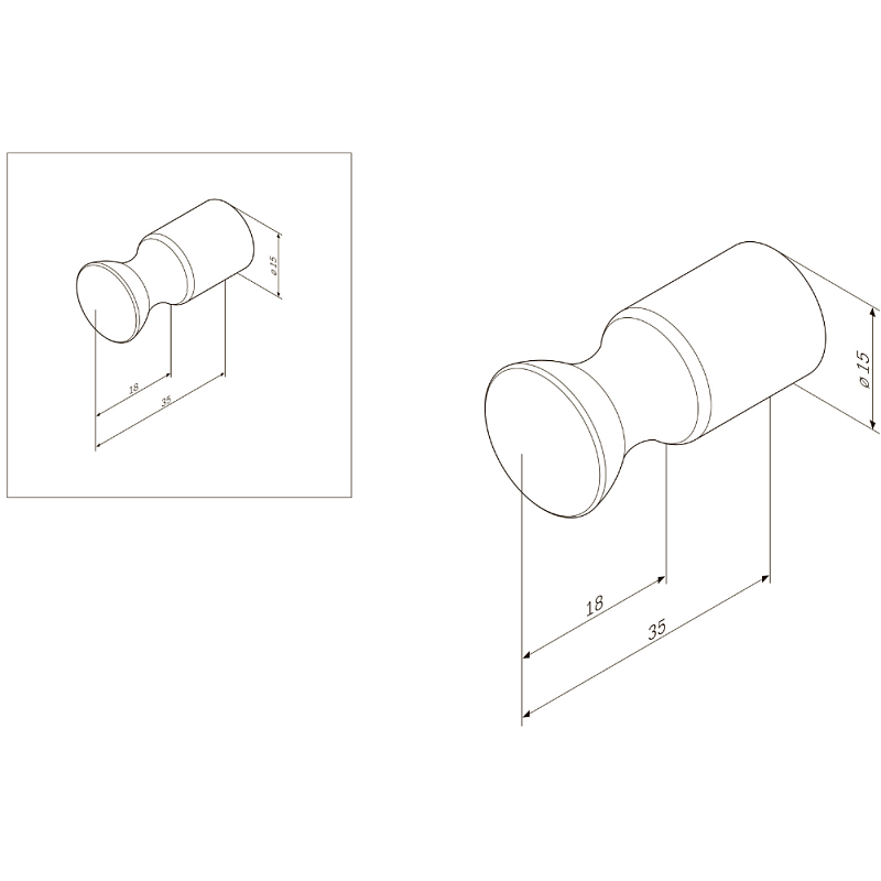 Крючок для полотенец AM.PM Sensation A3035500 хром