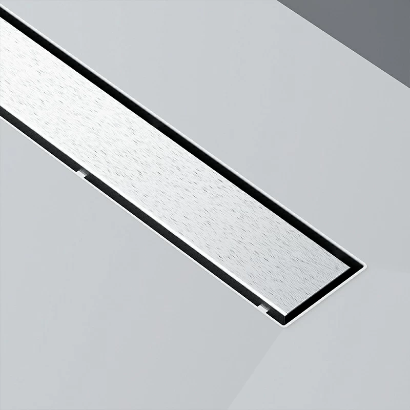 Душевой трап (лоток) 50 AM.PM MasterFlow W01SC-U11-050-04SB комбинированный затвор со стальной матовой решеткой под плитку