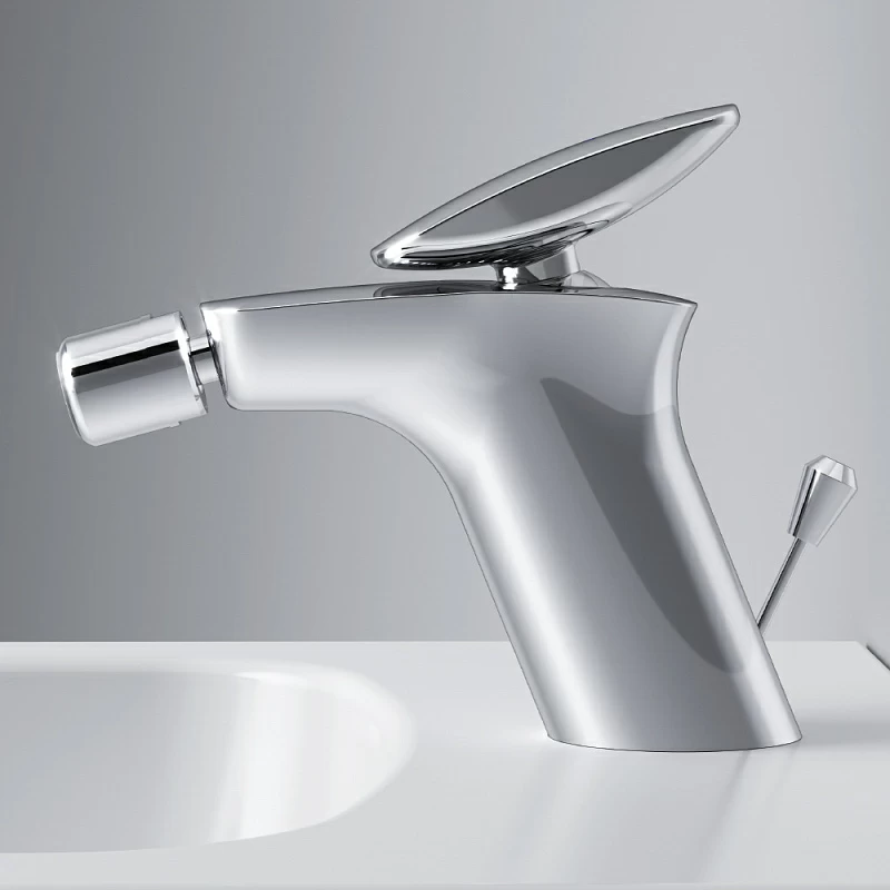 Смеситель для биде AM.PM Spirit 2.0 F70A83100 с донным клапаном, хром