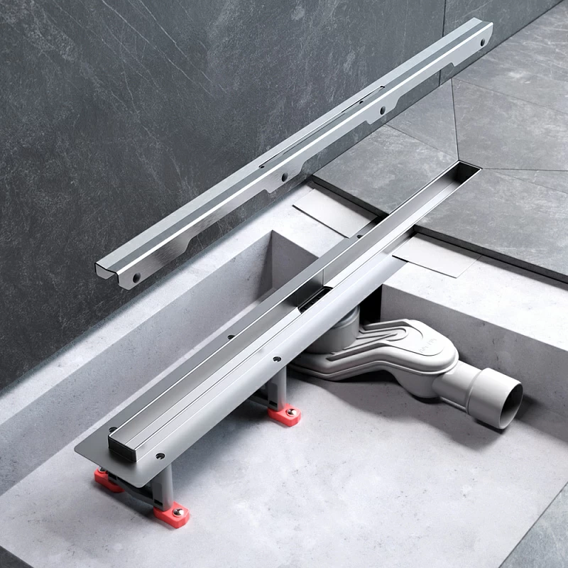 Душевой трап (лоток) 60 AM.PM MasterFlow Slim W01SC-S11-060-05SB комбинированный затвор со стальной матовой решеткой