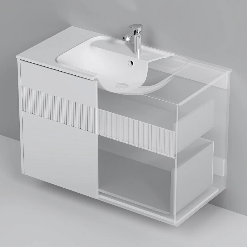 Тумба под раковину 100 AM.PM Func M8FFUX1002WM белая матовая