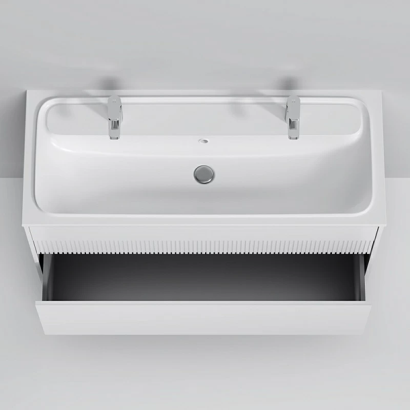 Тумба под раковину 120 AM.PM Func M8FFUX1202WM белая матовая