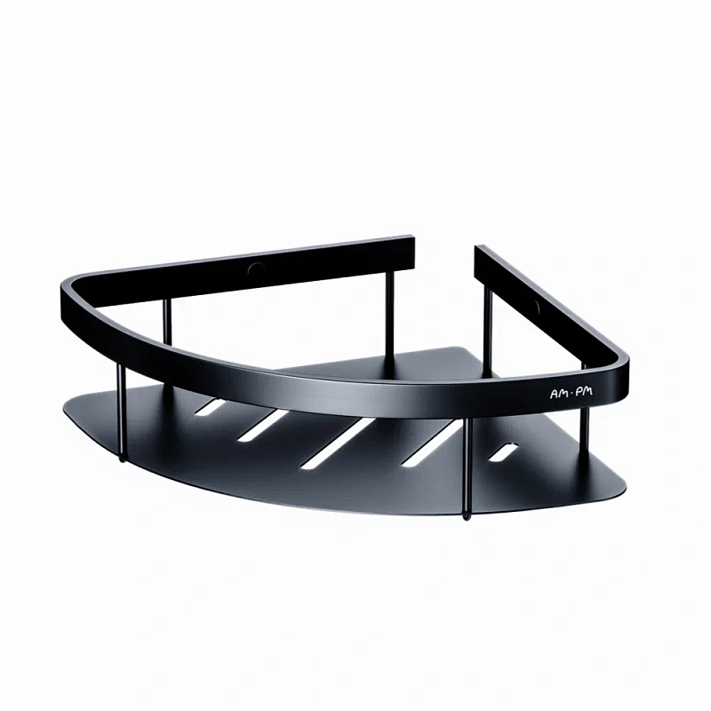 Полка в ванную угловая AM.PM Sense L A7454122 черная