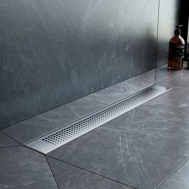 Душевой трап (лоток) 60 AM.PM PrimeFlow W02SC-P11-060-01SB комбинированный затвор со стальной матовой решеткой