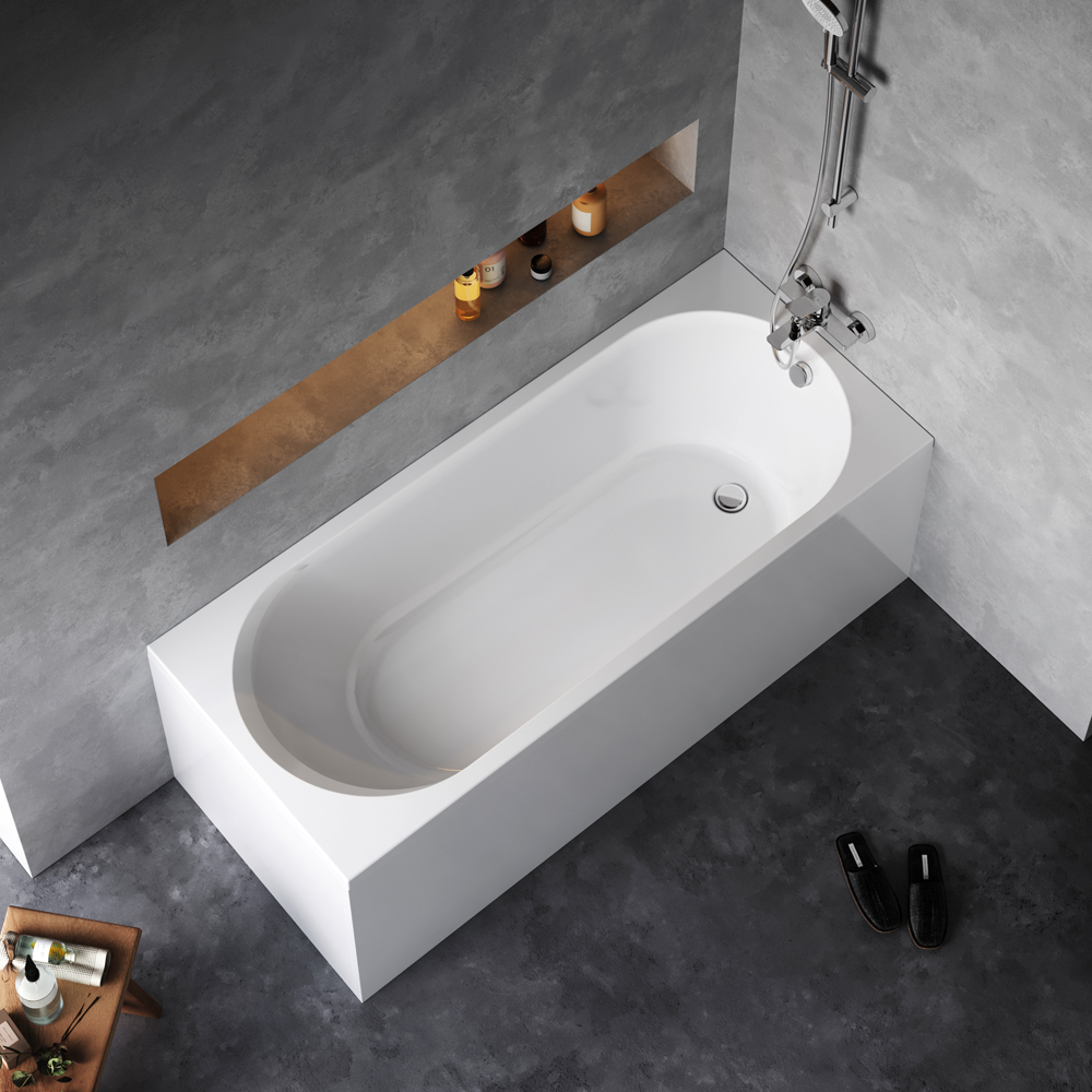 Ванна акриловая, 165х70 см X-Joy W94A-165-070W-A, Белый