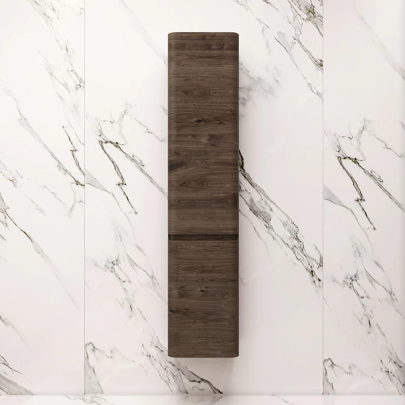 Шкаф-пенал для ванной 40 AM.PM Sensation M30CHL0406TF навесной левый табачный дуб