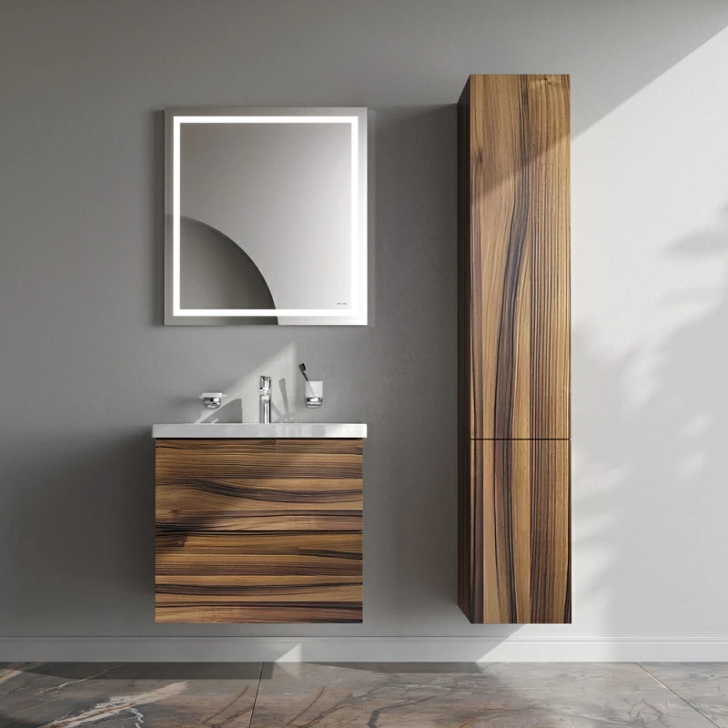 Тумба под раковину 60 AM.PM Gem M90FHX0602HF подвесная под дерево орех