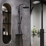 Душевая система c термостатом Scandinavian Pure 936750300, Черный