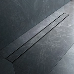Трап для душа линейный, универсальный затвор Tile, 90 см PrimeFlow W02SC-U11-090-04BM, Черный